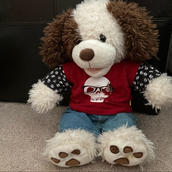 Build-A-Bear Dog with jeans and T-shirt - Picture 3 of 10